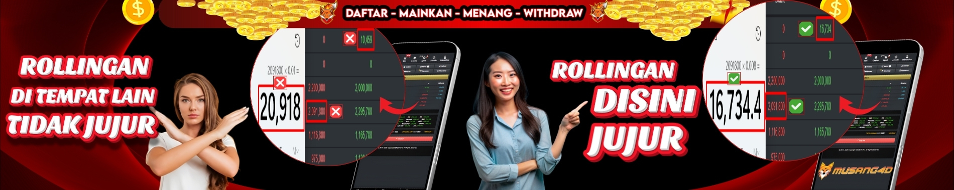 Rollingan Perbandingan